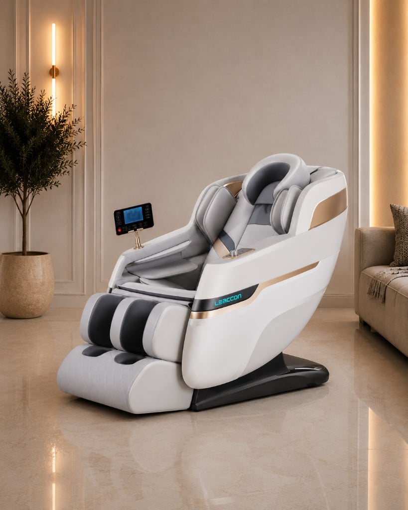 Leercon 988X9 White - Cel mai accesibil model. 20 programe automate, Zero Gravity, design modern alb.